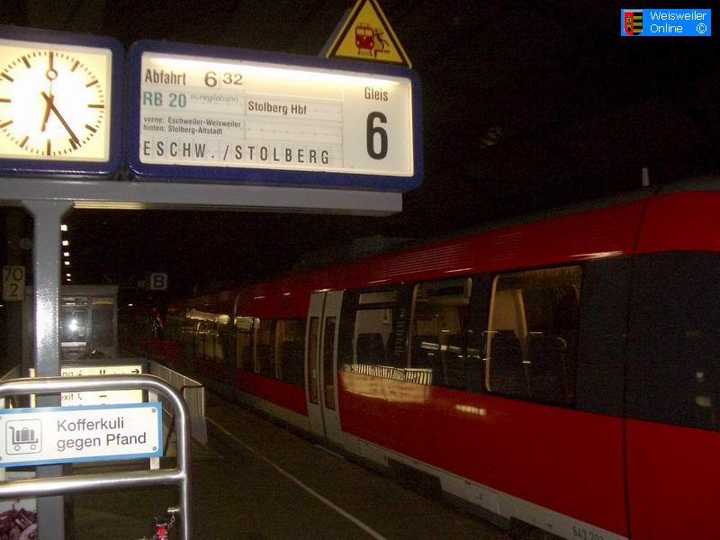 Aachen Hbf - darauf hat Weisweiler 21 Jahre gewartet !!